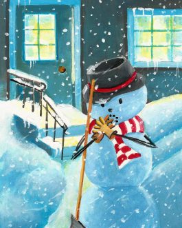 Shoveling Snow – Snowmann© Cards